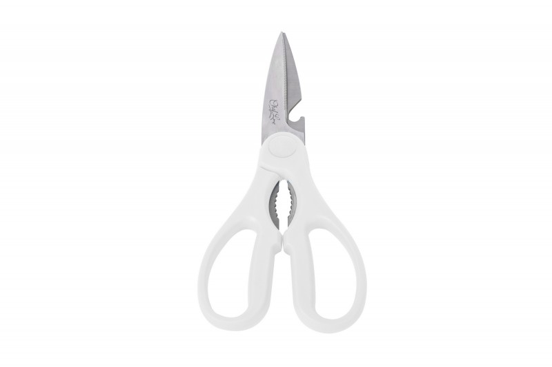 TESOURA TRINCHANTE MULTIUSO 8,5" BRANCA