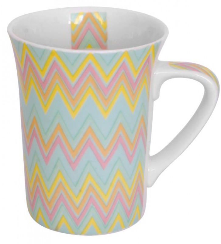CANECA BONE CHINA MUDDY - COLORIDA 330 ML