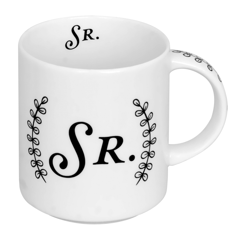 CANECA BONE CHINA PIPE - SR 280 ML
