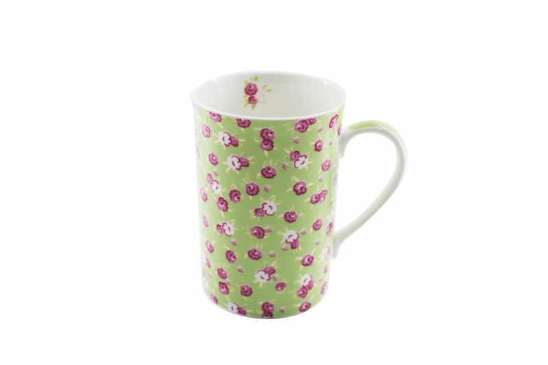 CANECA BONE CHINA ERANE - MINI FLORES 320 ML