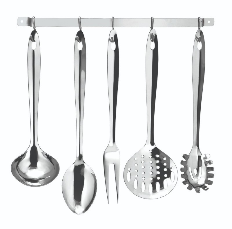 CONJUNTO INOX DE UTENSILIOS PARA SERVIR 06 PECAS