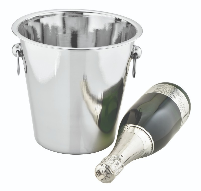 CHAMPANHEIRA/BALDE INOX P/GARRAFAS - 5 LT. 21 CM