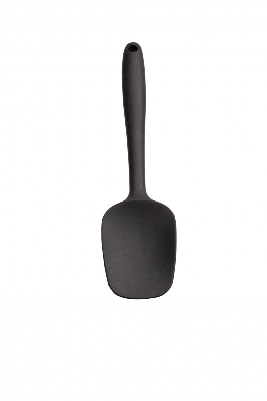 COLHER DE SILICONE PRETA 28 CM 230 C