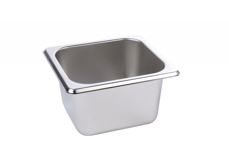 CUBA SEM ALCA INOX 1/6 GN 65 PARA BUFFET