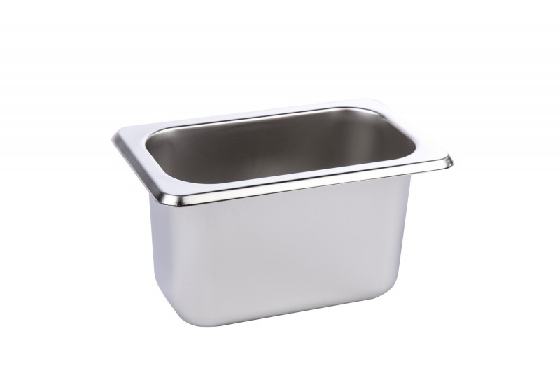 CUBA SEM ALCA INOX 1/9 GN 100 PARA BUFFET