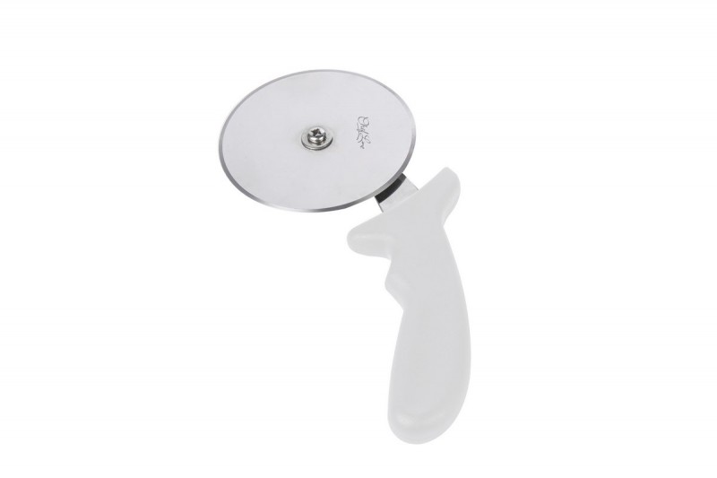 CORTADOR P/ PIZZA 10" INOX - CABO PP BRANCO 23CM