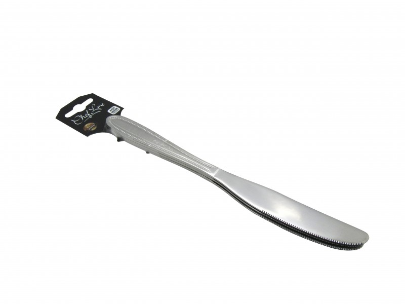 FACA DE MESA INOX ACABAMENTO BRILHO 3 PECAS
