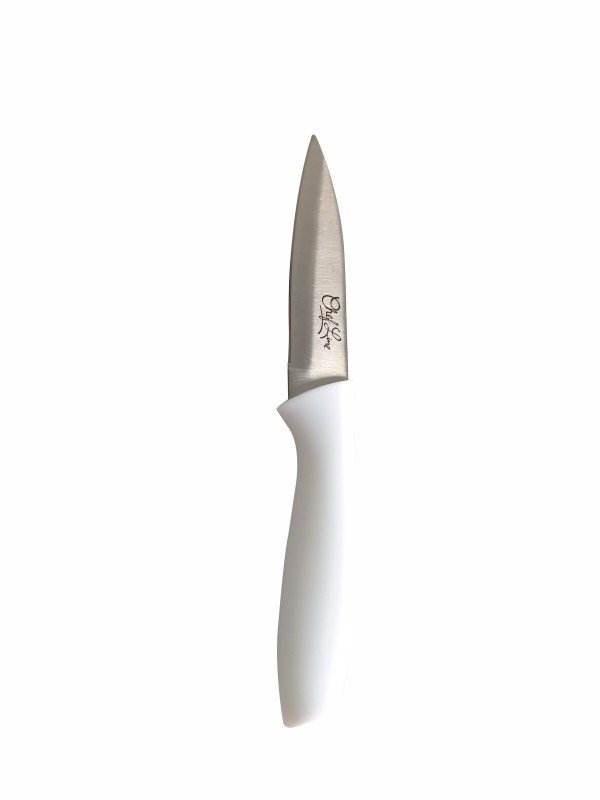 FACA PARA LEGUMES INOX 3,5" - CABO PP BRANCO