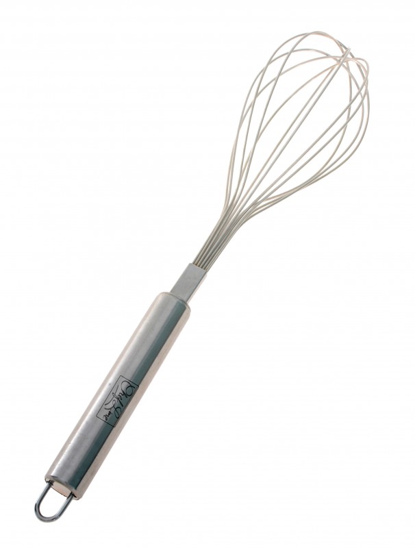 BATEDOR DE OVOS FOUET INOX 27 CM