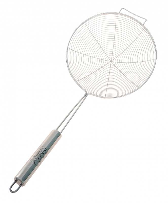 ESCUMADEIRA PARA FRITURA 13 D. COM ALCA INOX 37 CM