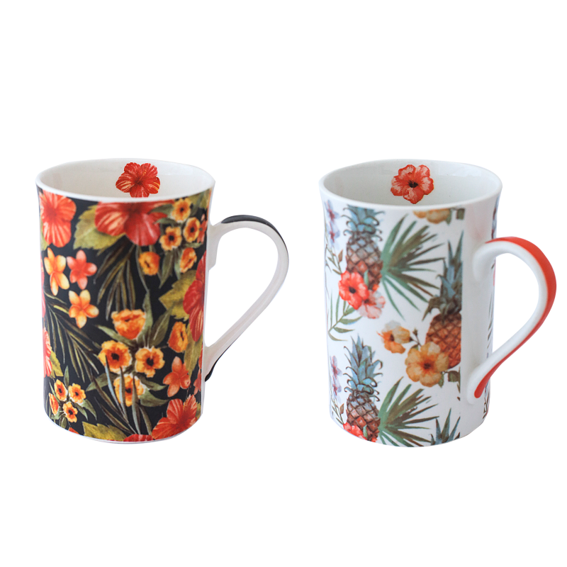 CANECA BONE ERANE - FLORAL FANTASY (2 MIX) 320 ML
