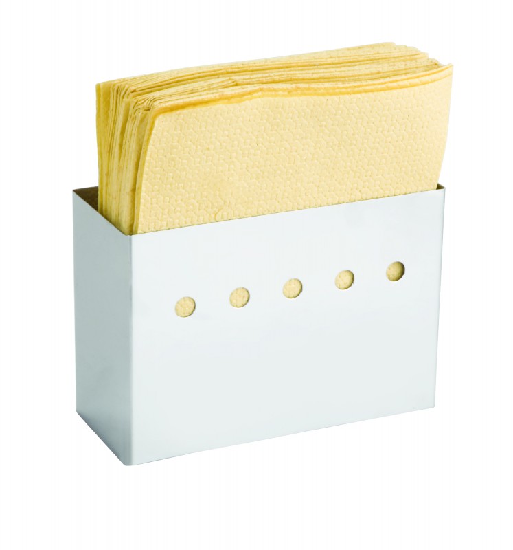 PORTA GUARDANAPOS INOX QUADRADO 15 CM