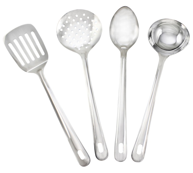 CONJUNTO DE UTENSILIOS PARA SERVIR INOX 4 PECAS