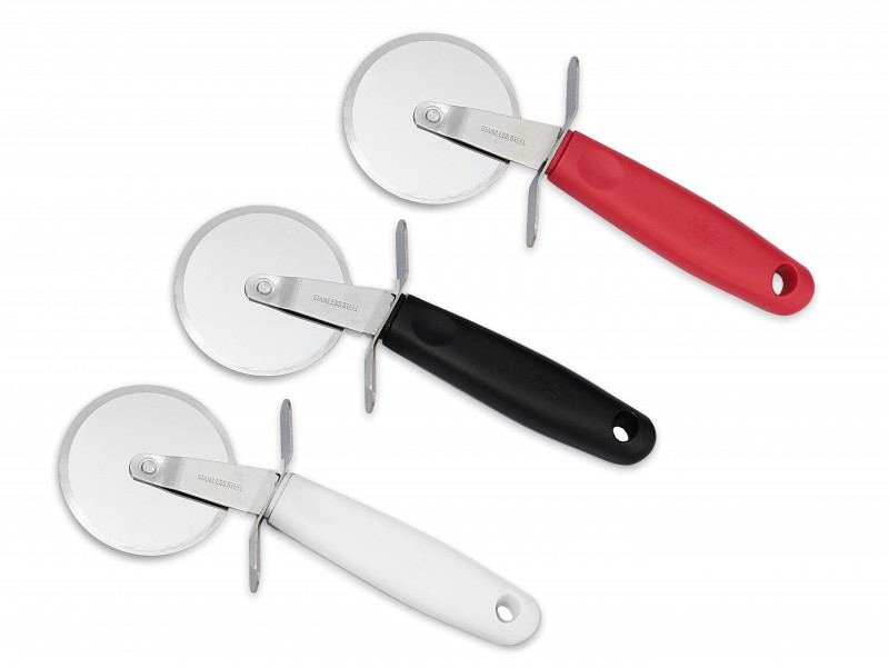 CORTADOR P/PIZZA INOX -CABO PP 20 CM - 3 MIX CORES