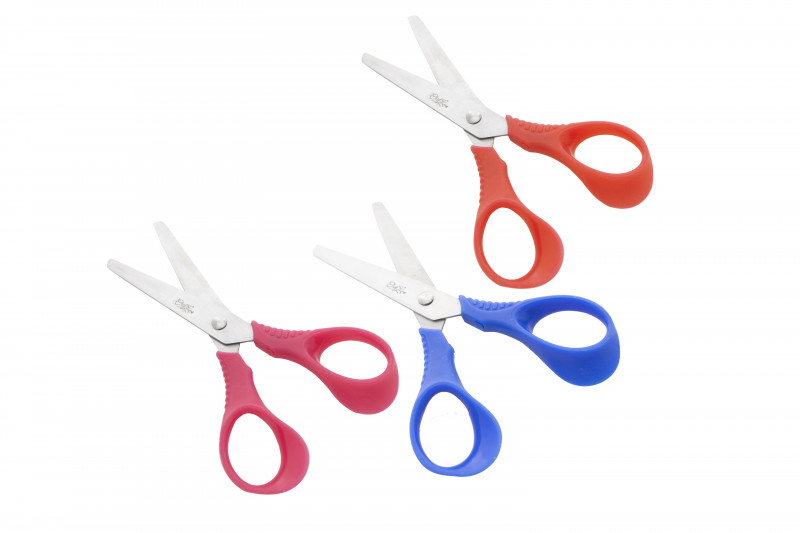 TESOURA INOX MULTIUSO 5" - 3 MIX DE CORES